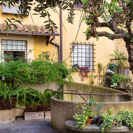 Quiet Trevi Fountain Courtyard & Patio