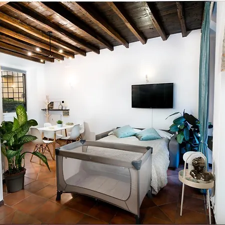 Quiet Trevi Fountain With Patio And Backyard * 罗马